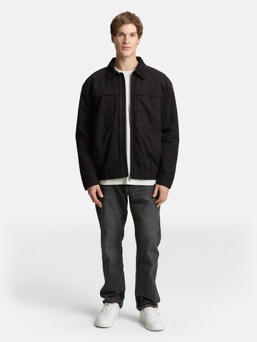 TOM TAILOR DENIM Between-season jacket in Black