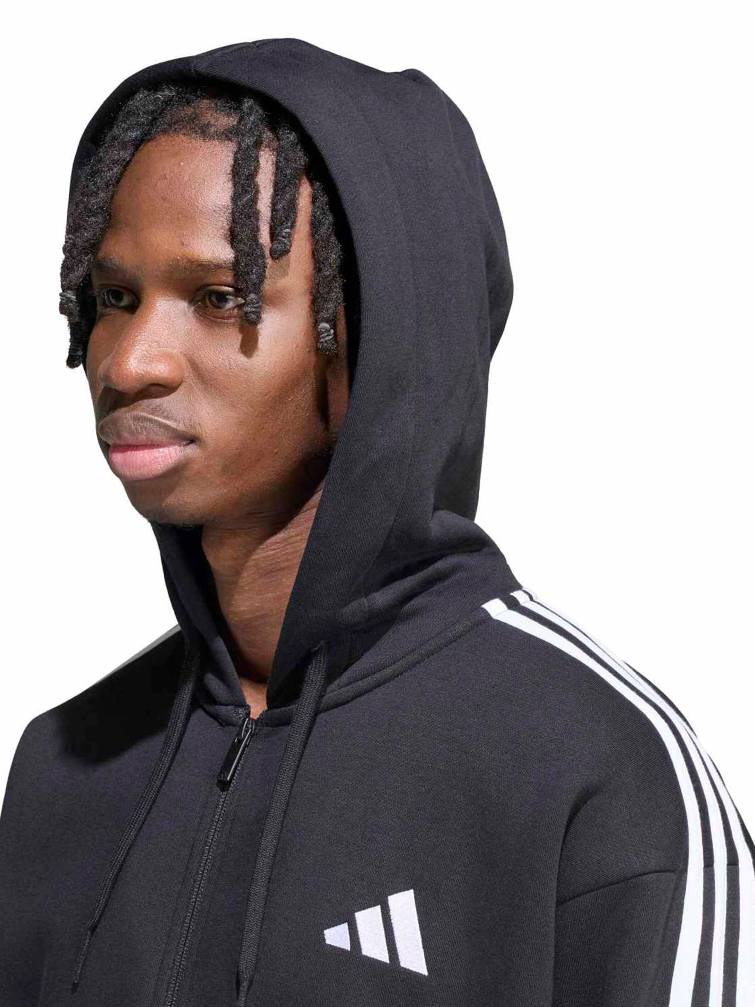 ADIDAS SPORTSWEAR - Casaco de treino em moletão em preto