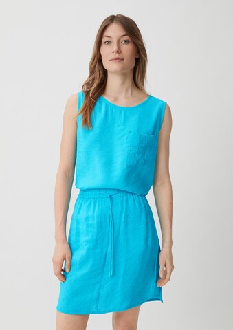 COMMA Bluse in Blau: Vorderseite
