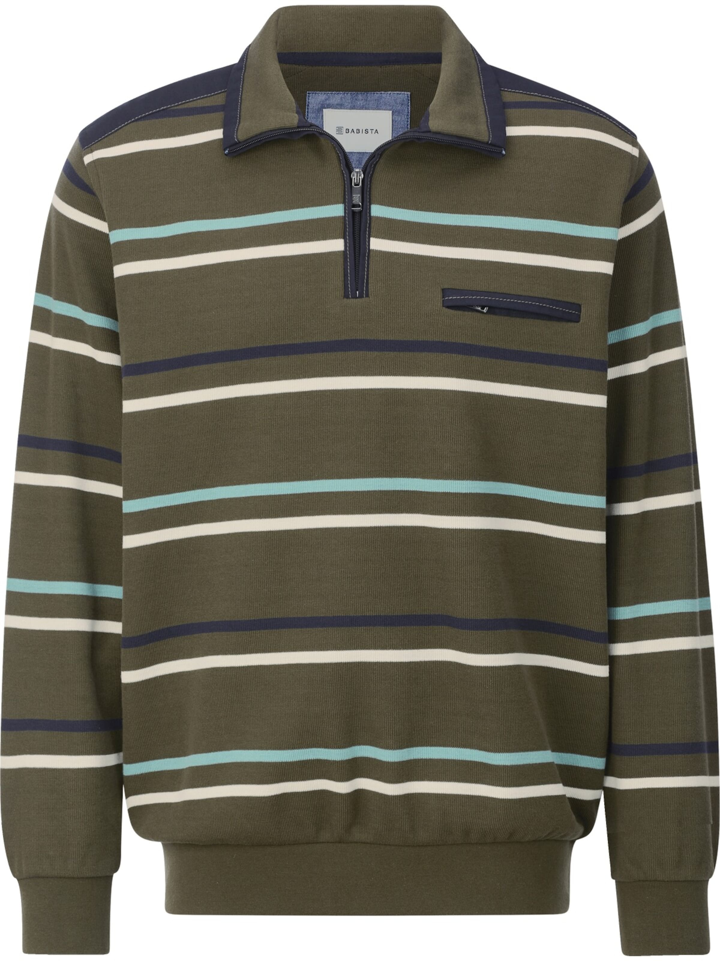 BABISTA Sweatshirt 'Paonessi' in Green: front