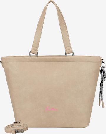 Fritzi aus Preußen Schoudertas 'Lou' in Beige: voorkant