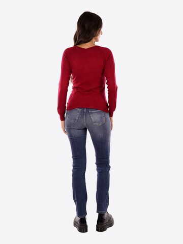 Pull-over 'Donna' Yes Zee en rouge