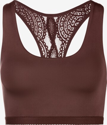 Bustier Soutien-gorge LASCANA en marron : devant