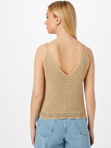 mbym Gebreide top in Beige