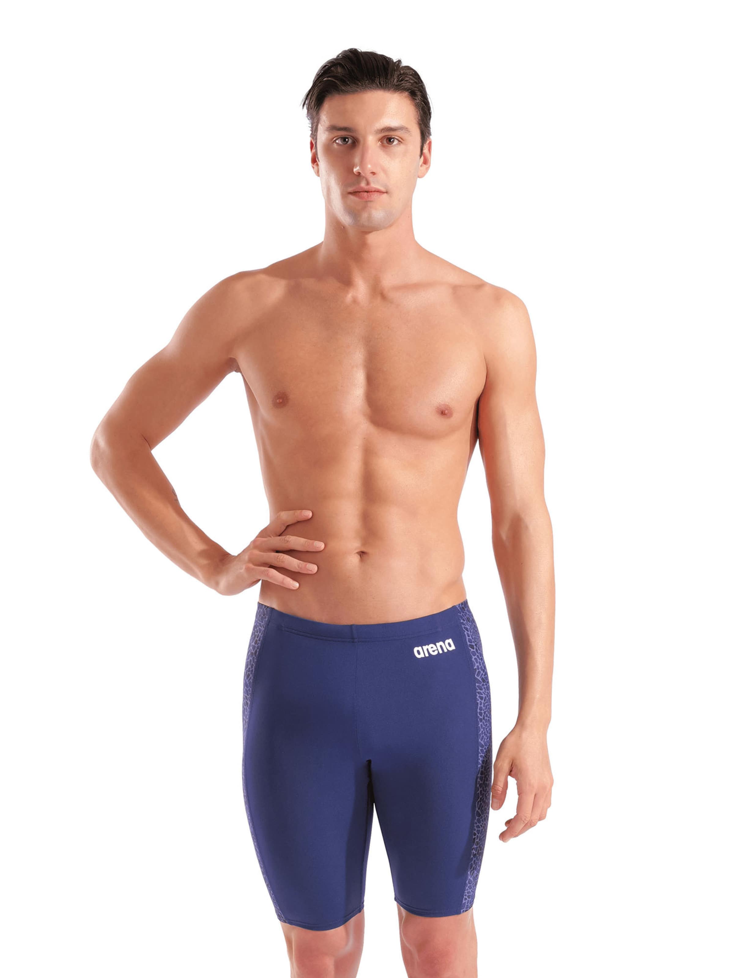 ARENA Плавки 'Snakeskin Jammer' в Синий: спереди