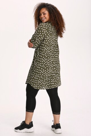 KAFFE CURVE Blouse in Groen