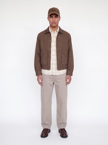 JACK & JONES Regular Fit Hemd in Beige