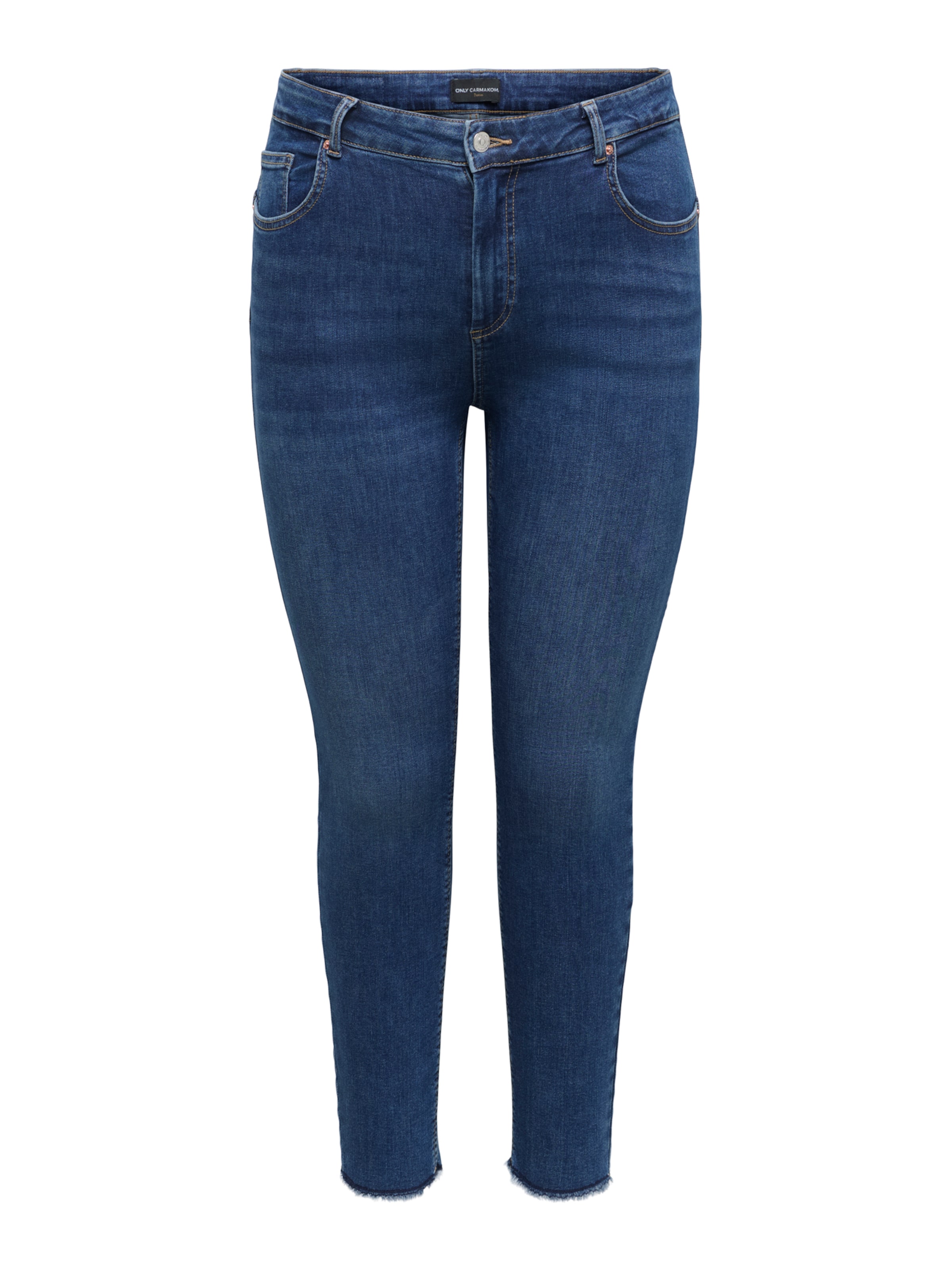 ONLY Carmakoma Skinny Farkut 'CARWILLY' värissä sininen: etupuoli
