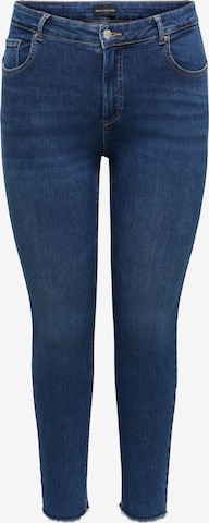 ONLY Carmakoma Skinny Farkut 'CARWILLY' värissä sininen: etupuoli