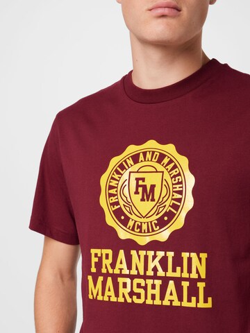 FRANKLIN & MARSHALL Regular fit Shirt in Rood