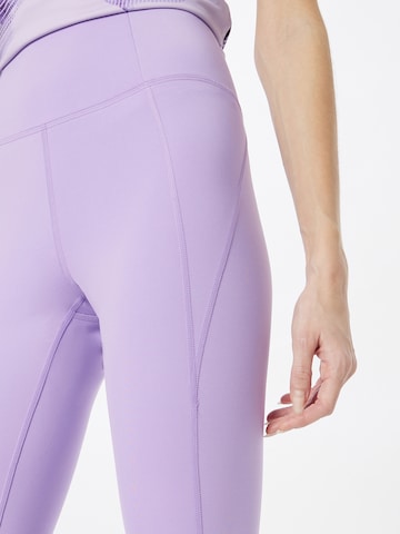 Girlfriend Collective - Skinny Calças de desporto em roxo