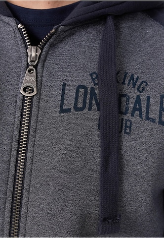 LONSDALE Bluza rozpinana 'Slough' w kolorze niebieski