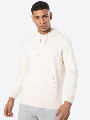 Bluză de molton 'Embro' de la PUMA pe alb: față