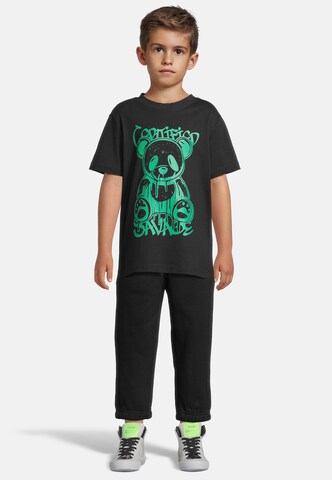 T-Shirt 'Savage Teddy' Urban Classics en noir