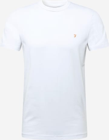 FARAH T-Shirt 'Danny' in Weiß: predná strana