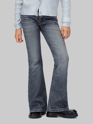 Calvin Klein JeansFlared/zvonoliki kroj Traperice - siva boja: prednji dio
