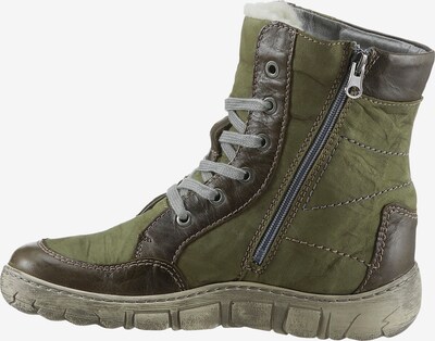 KACPER Lace-Up Boots in Olive, Item view