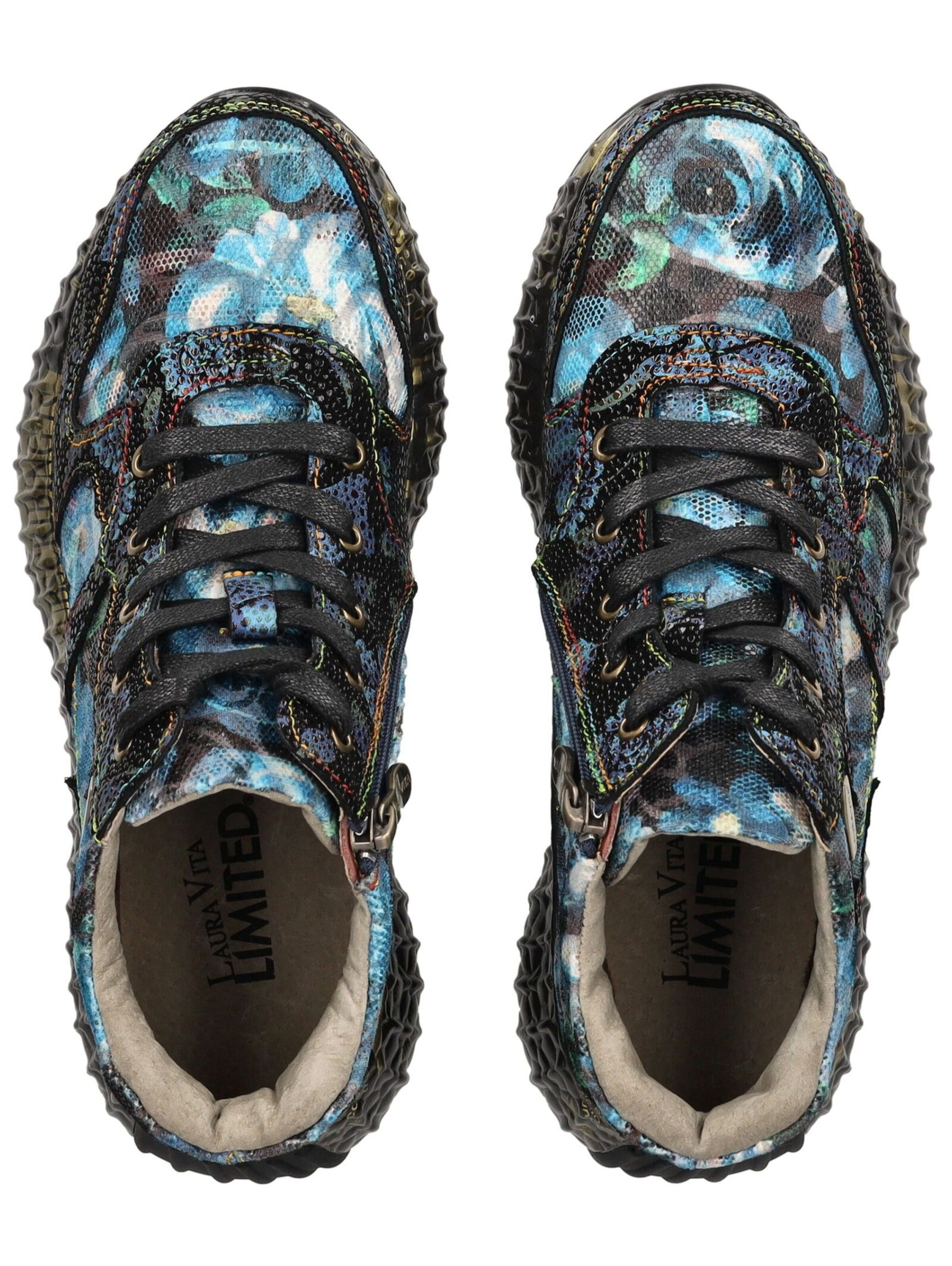 Baskets basses Laura Vita en bleu