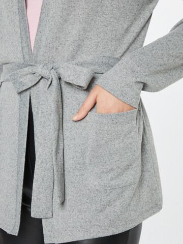 VILA Knit Cardigan 'VAUNA' in Grey