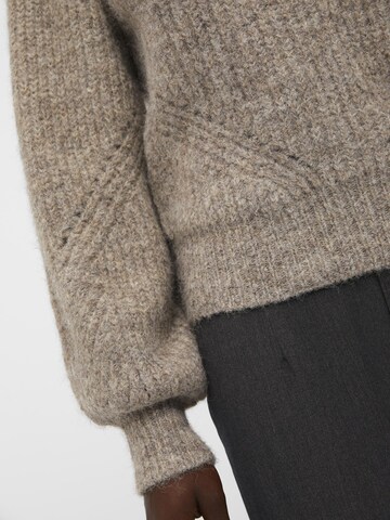 OBJECT Sweter 'BRICA' w kolorze brązowy