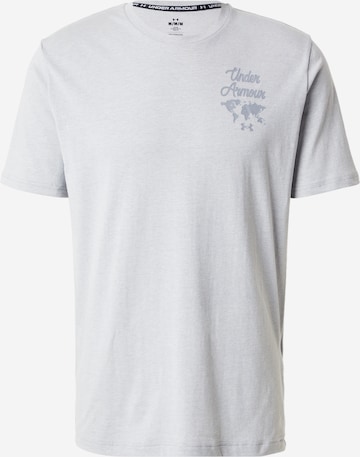 T-Shirt fonctionnel UNDER ARMOUR en gris : devant