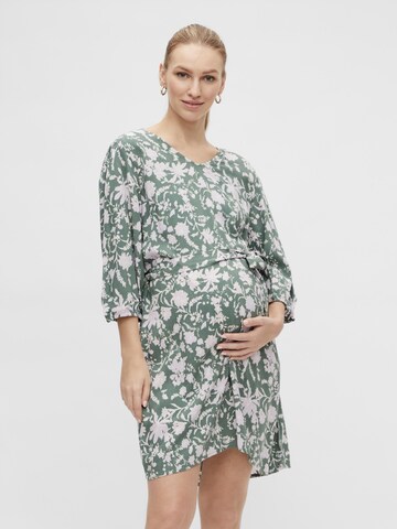 Robe 'THEA' MAMALICIOUS en vert : devant