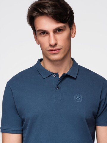 Ombre Shirt in Blau