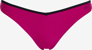 Karl Lagerfeld Bikini Bottoms in Pink: front