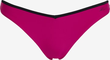 Karl Lagerfeld Spodní díl plavek – pink: přední strana