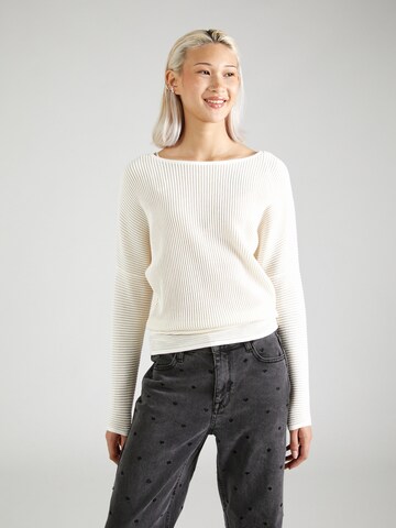 Pull-over s.Oliver BLACK LABEL en beige : devant