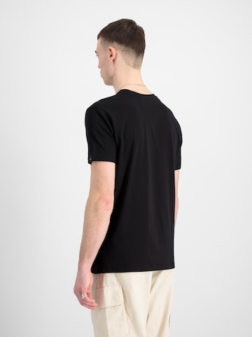 T-Shirt 'Carbon' ALPHA INDUSTRIES en noir