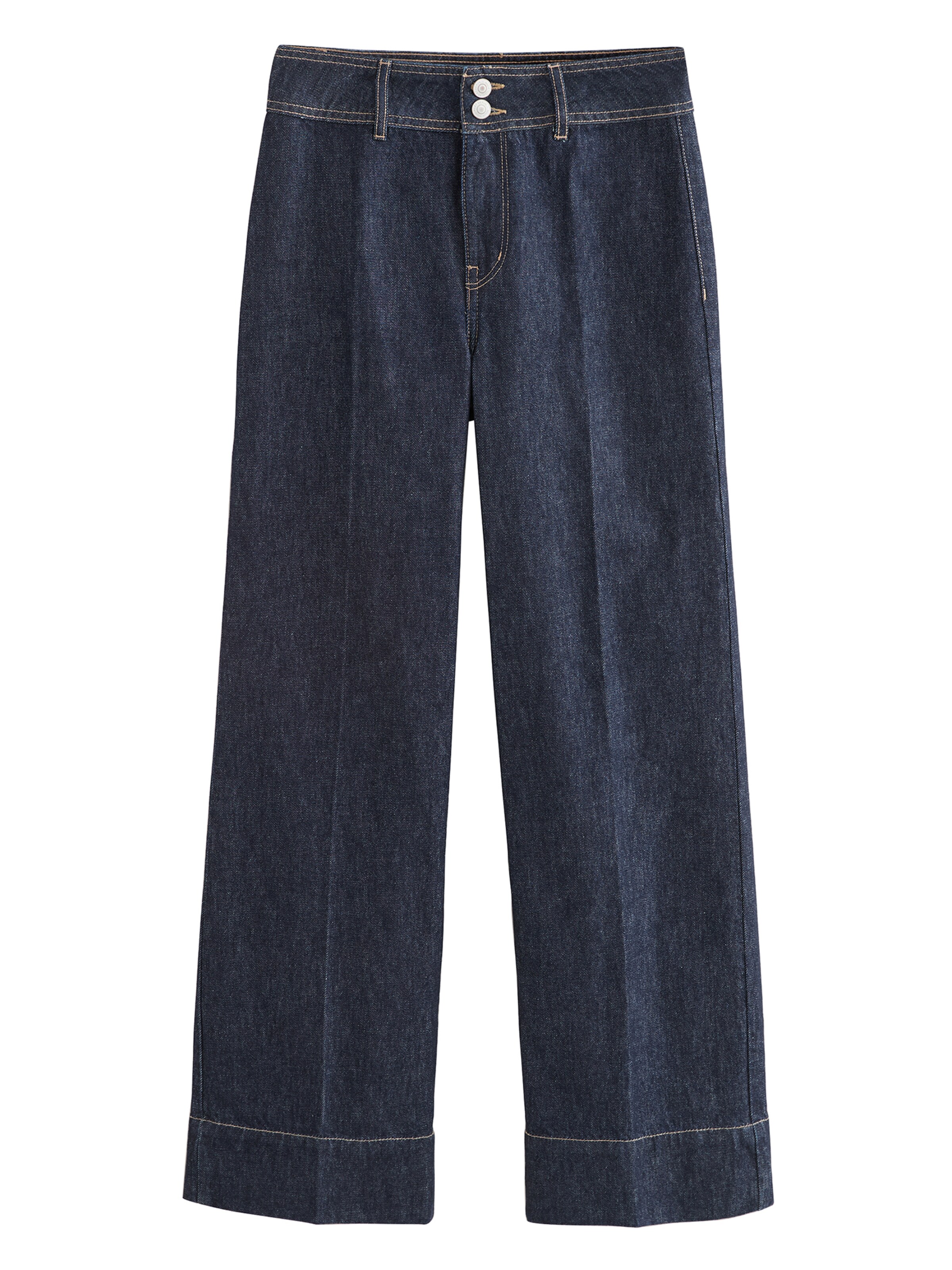 Next Wide Leg Jeans in Blau: Vorderseite