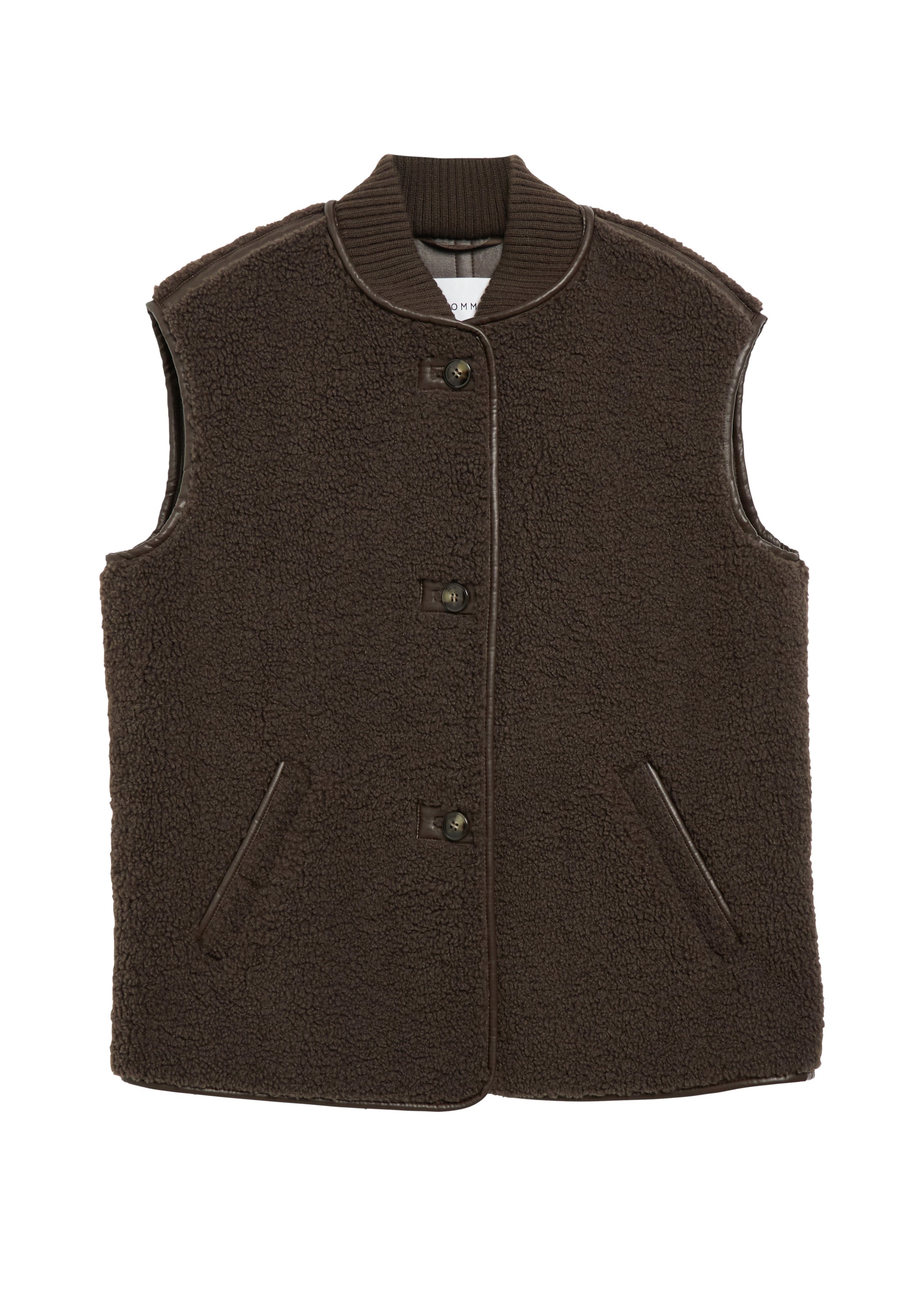 COMMA Bodywarmer in Bruin: voorkant