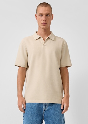 T-Shirt QS en beige : devant