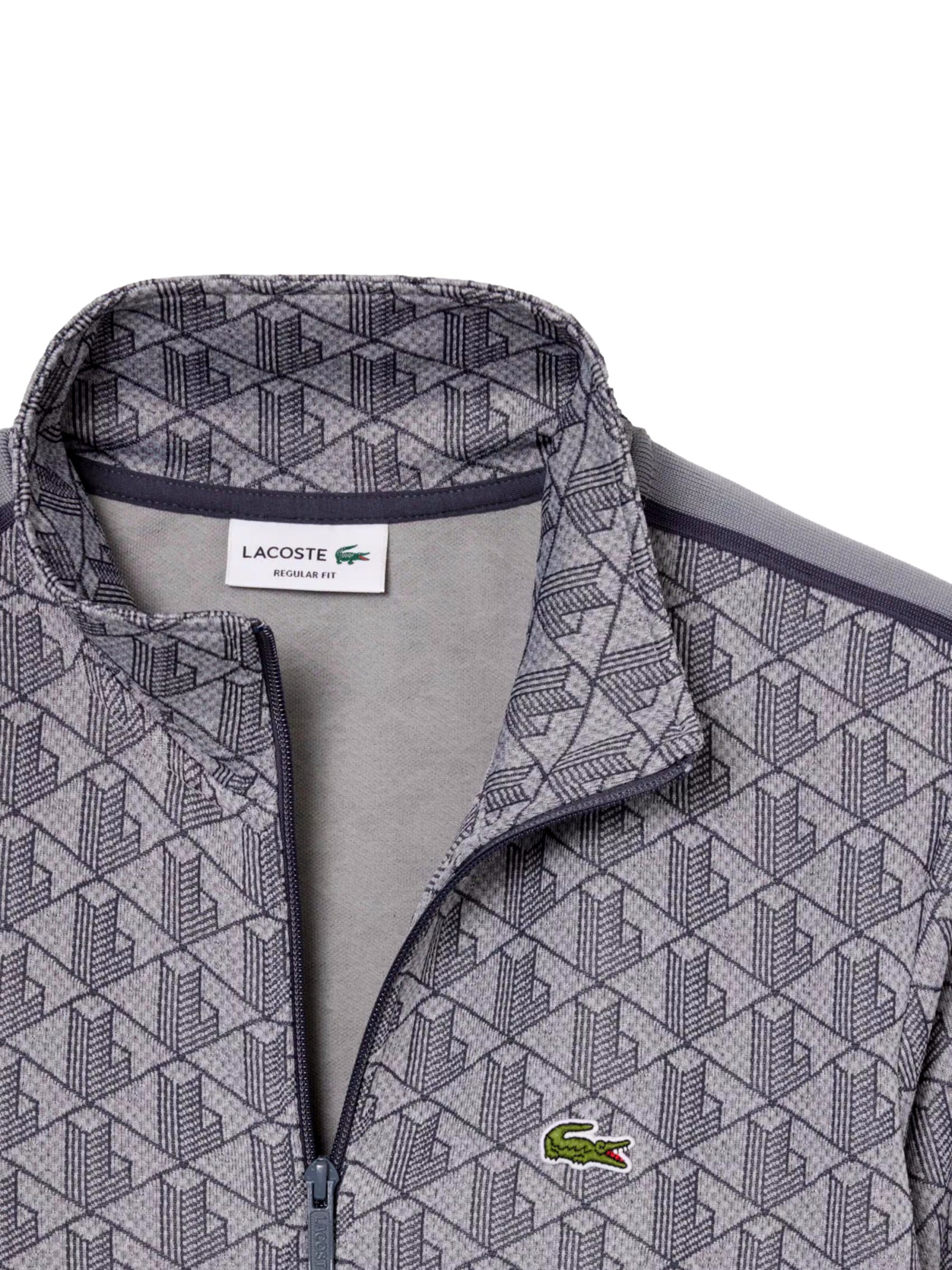 LACOSTE Sweatvest in Grijs