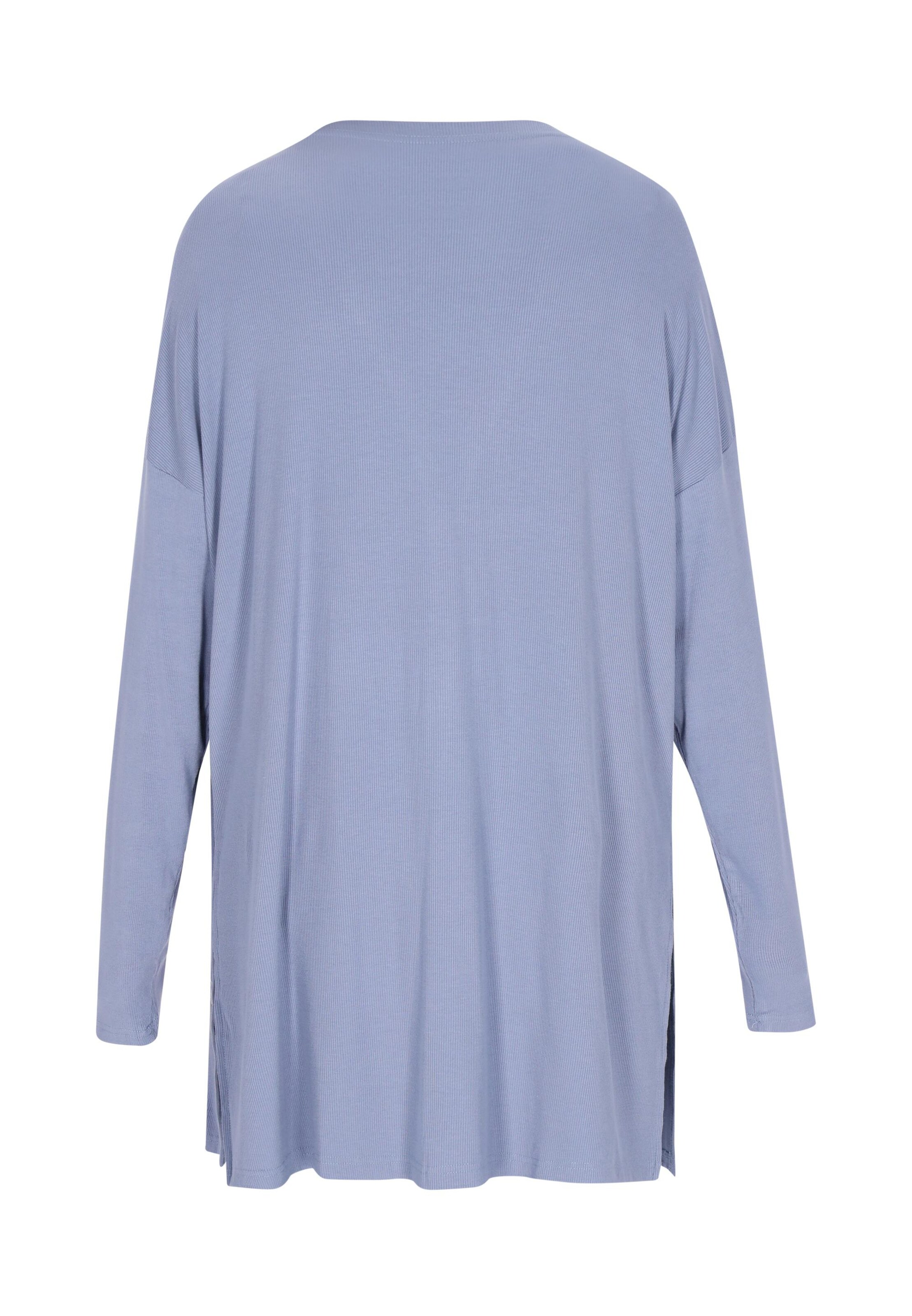 MIMO Gebreid vest in Blauw