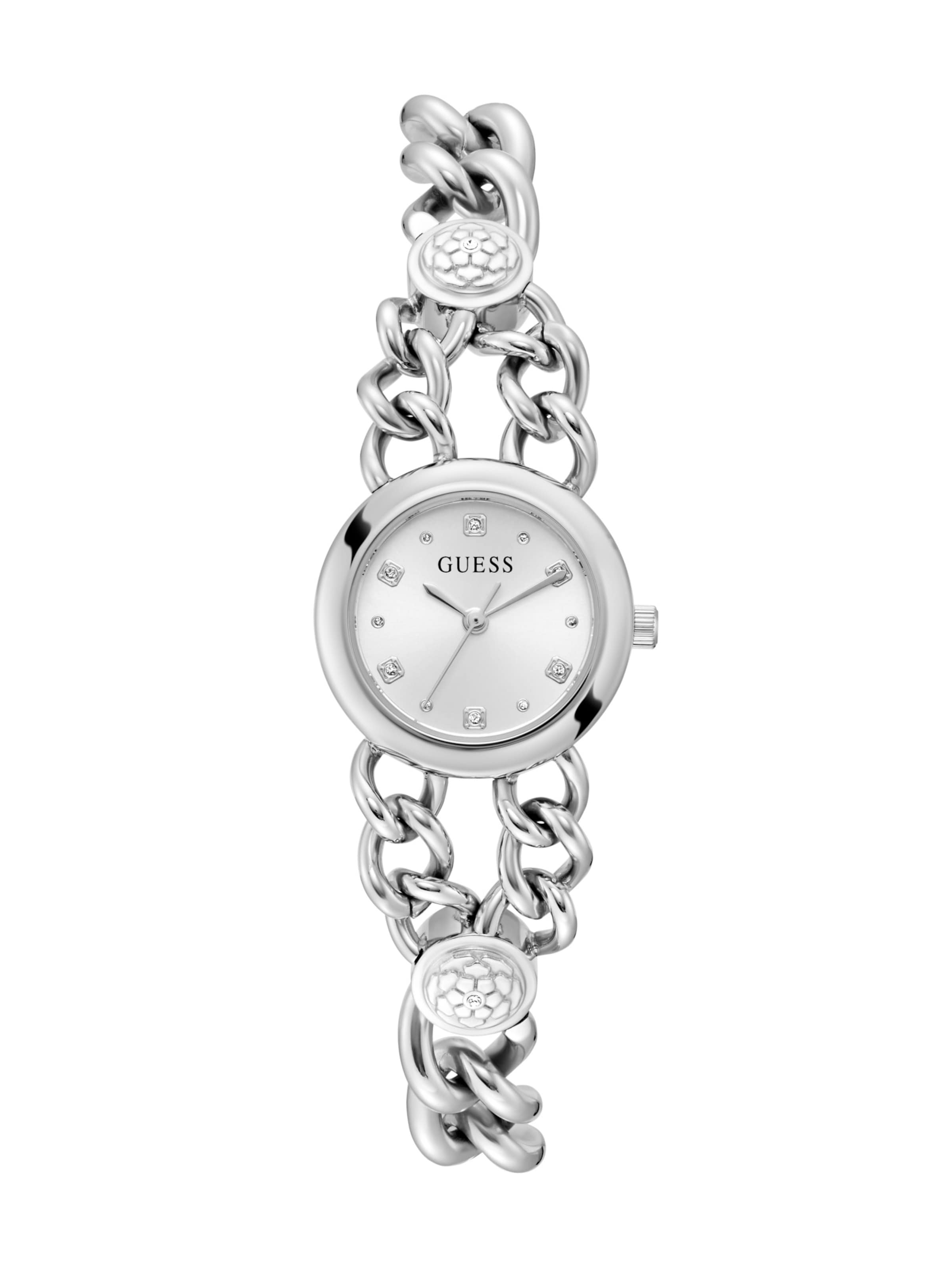 GUESS Analog Watch 'Vienna' in Silver: front