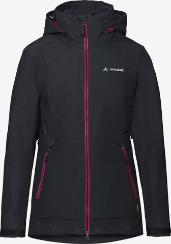 VAUDE Outdoorjacke 'Elope' in Schwarz: predná strana