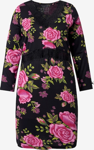 TruYou Nachthemd in Schwarz: Vorderseite