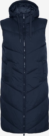 b.young Bodywarmer 'Bomina' in Blauw: voorkant