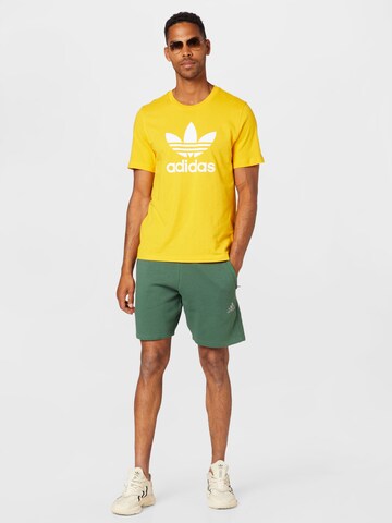 Regular Pantaloni sport 'Stadium Fleece Recycled Badge Of' de la ADIDAS SPORTSWEAR pe verde