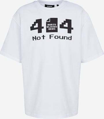 ABOUT YOU x StayKid Shirt '404 Boris' in White: front