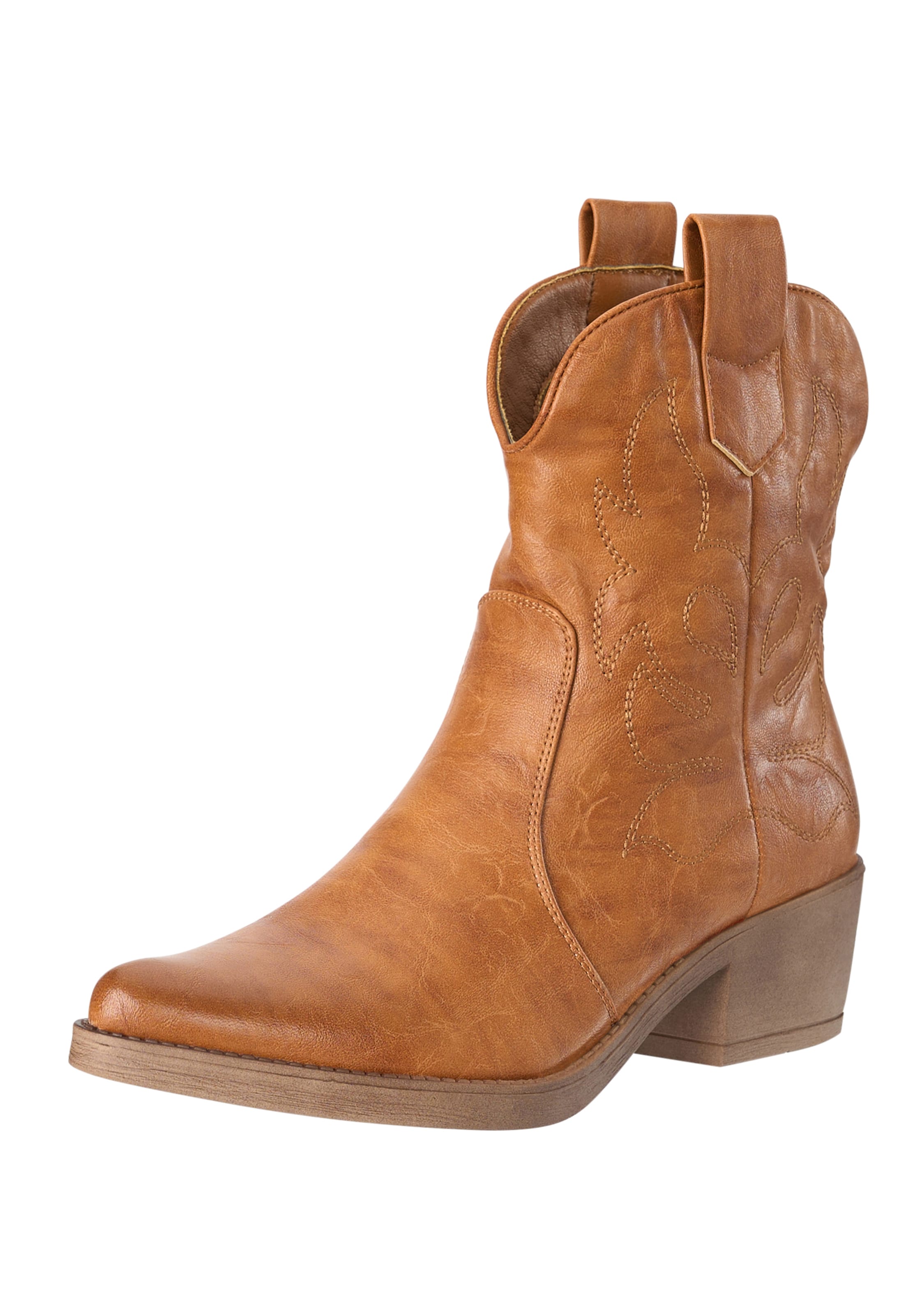 Salinyang Cowboylaarzen in Bruin: voorkant