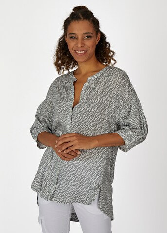 eve in paradise Blouse in Grey: front