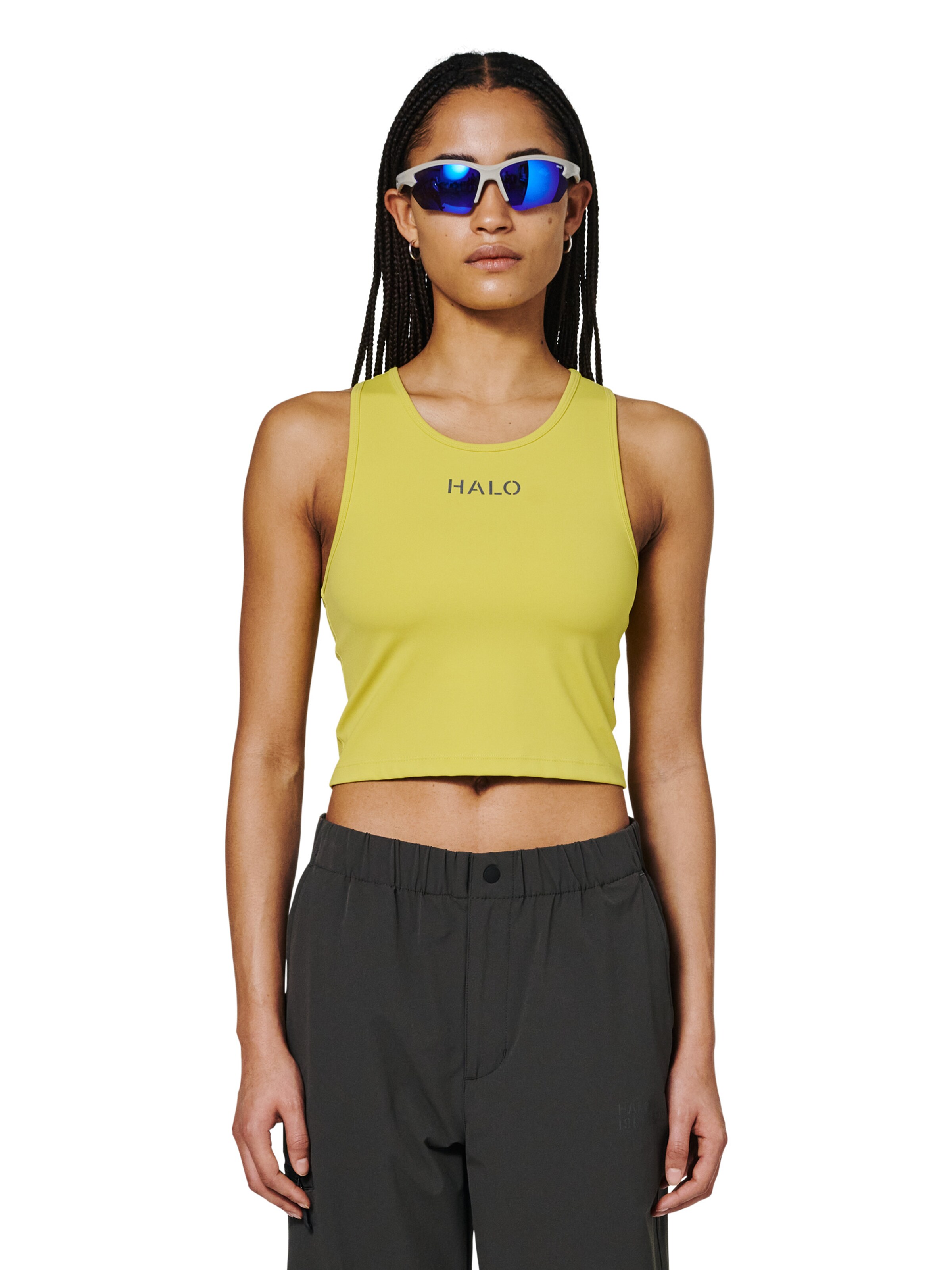 HALO Sports Top in Yellow: front