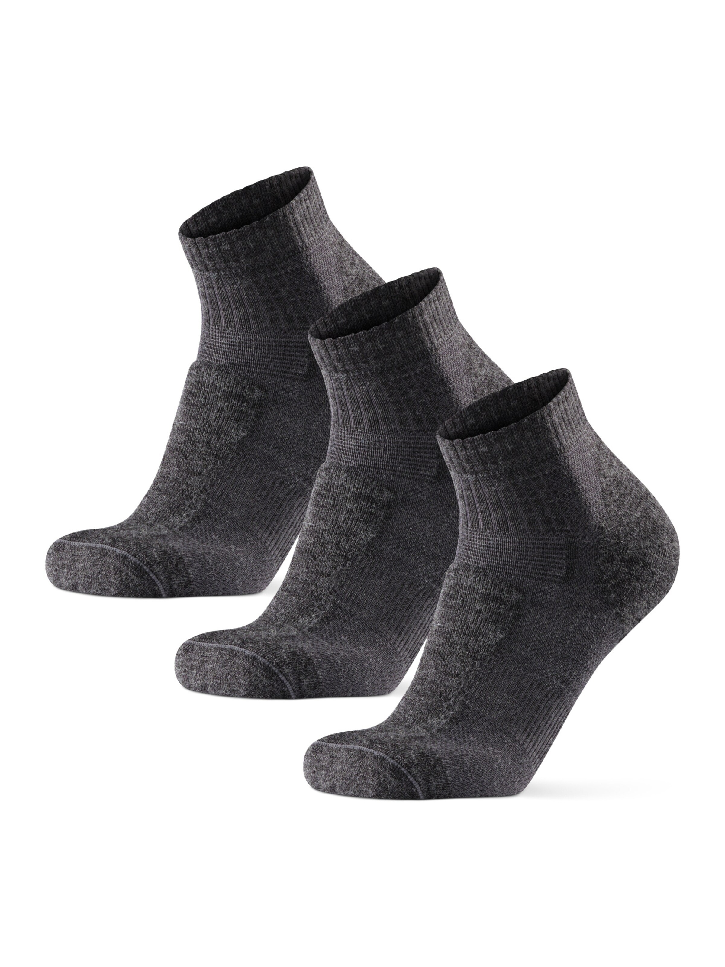 DANISH ENDURANCE Socks 'Merino Hiking Low' in Grey: front