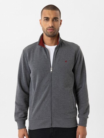 Williot - Sudadera con cremallera 'MURCIA' en gris: frente