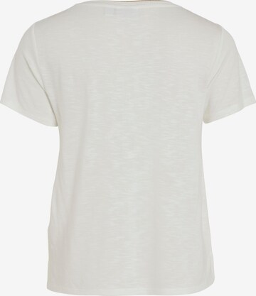 VILA Тениска 'NOEL' в бяло
