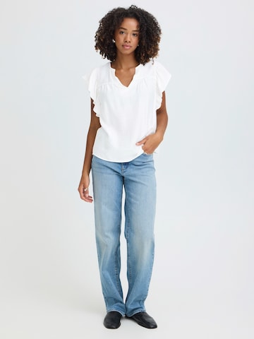 Camicia da donna 'IHHETTA' di ICHI in bianco