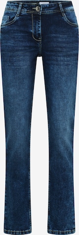 CECIL Slimfit Farkut 'Scarlett' värissä sininen: etupuoli